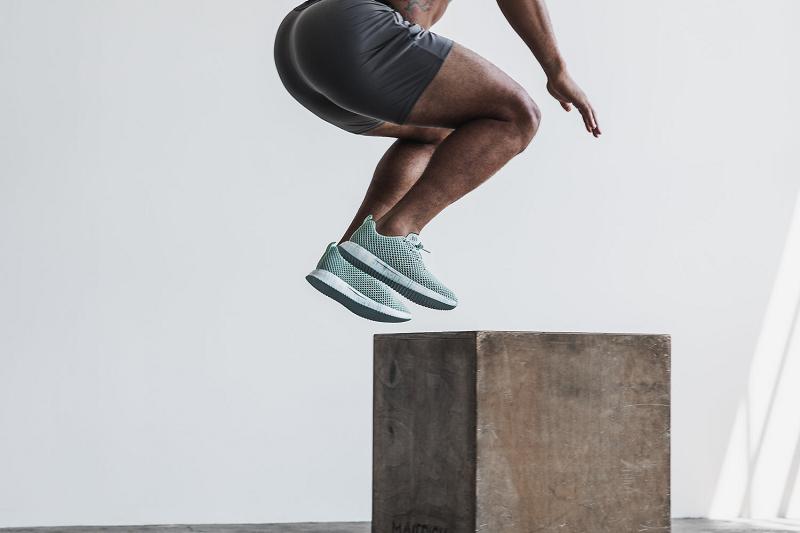 Nobull Davidsdottir Mesh Runner Men's Running Shoes Turquoise | USA X1043Y